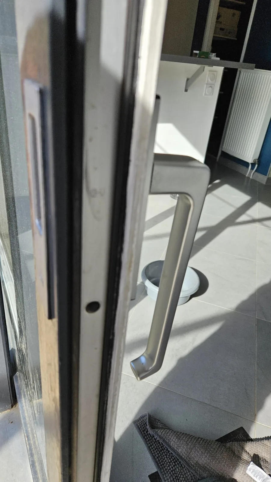 Vue de porte ou fenêtre pour le diagnostic de la menuiserie