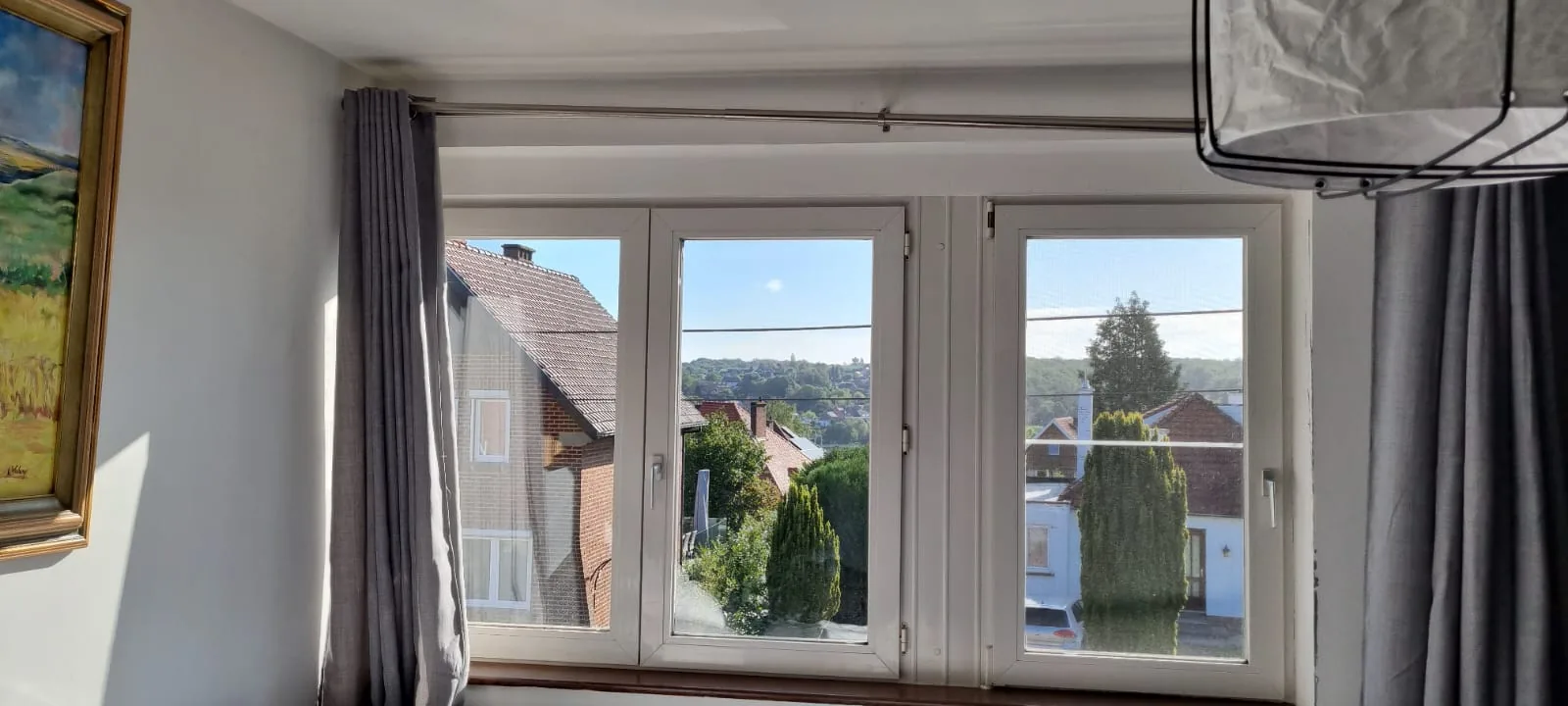 Vue de porte ou fenêtre pour le diagnostic de la menuiserie