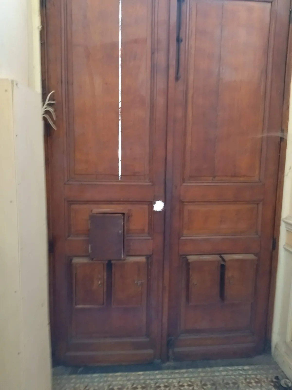 Vue de porte ou fenêtre pour le diagnostic de la menuiserie