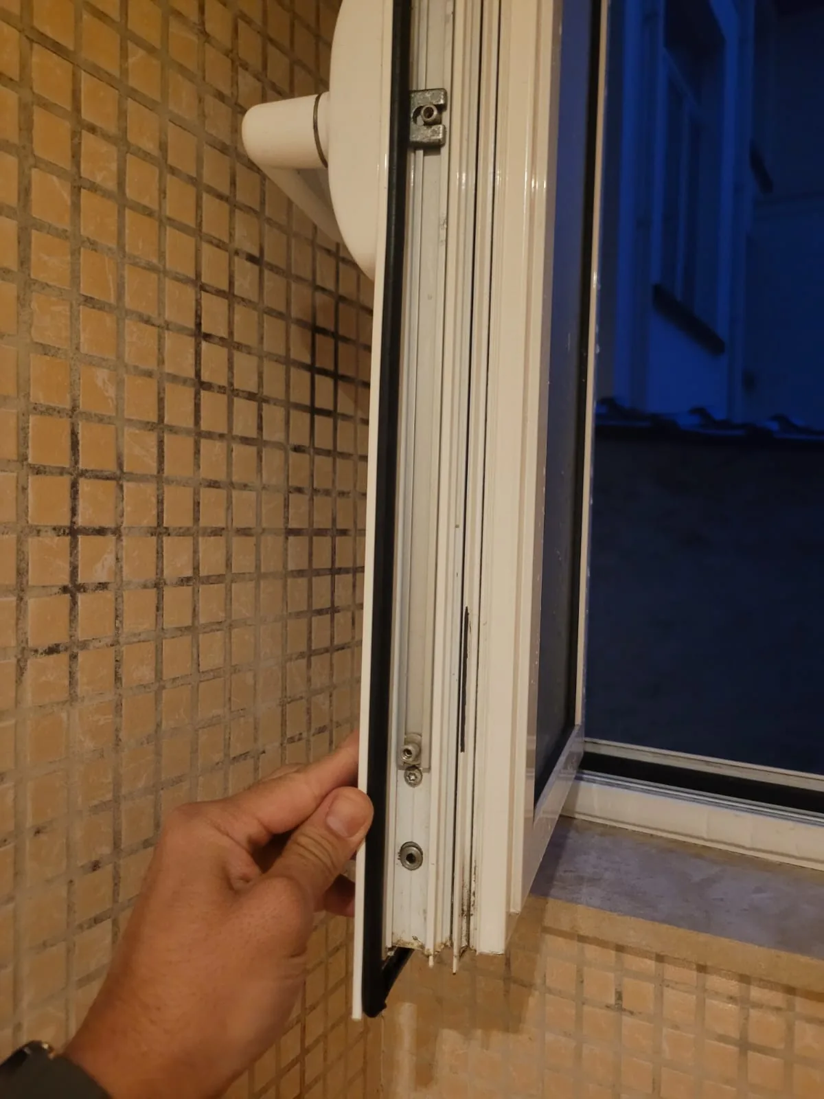 Vue de porte ou fenêtre pour le diagnostic de la menuiserie